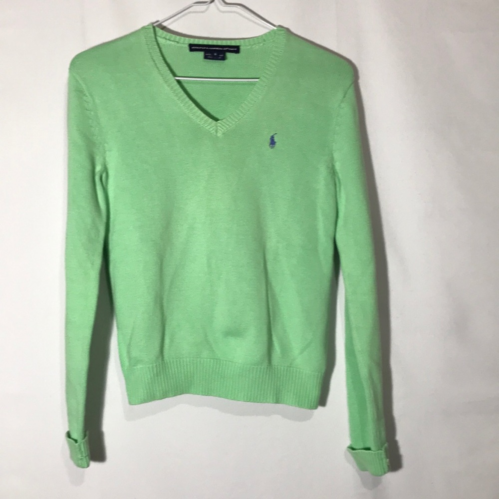Ralph Lauren Sport Green Sweater Size Small